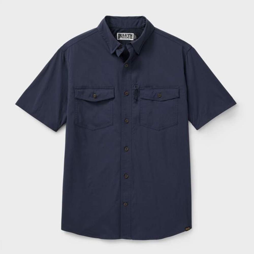 Duluth Trading Co Utility Shirt Navy Blue 3XL New With Tags